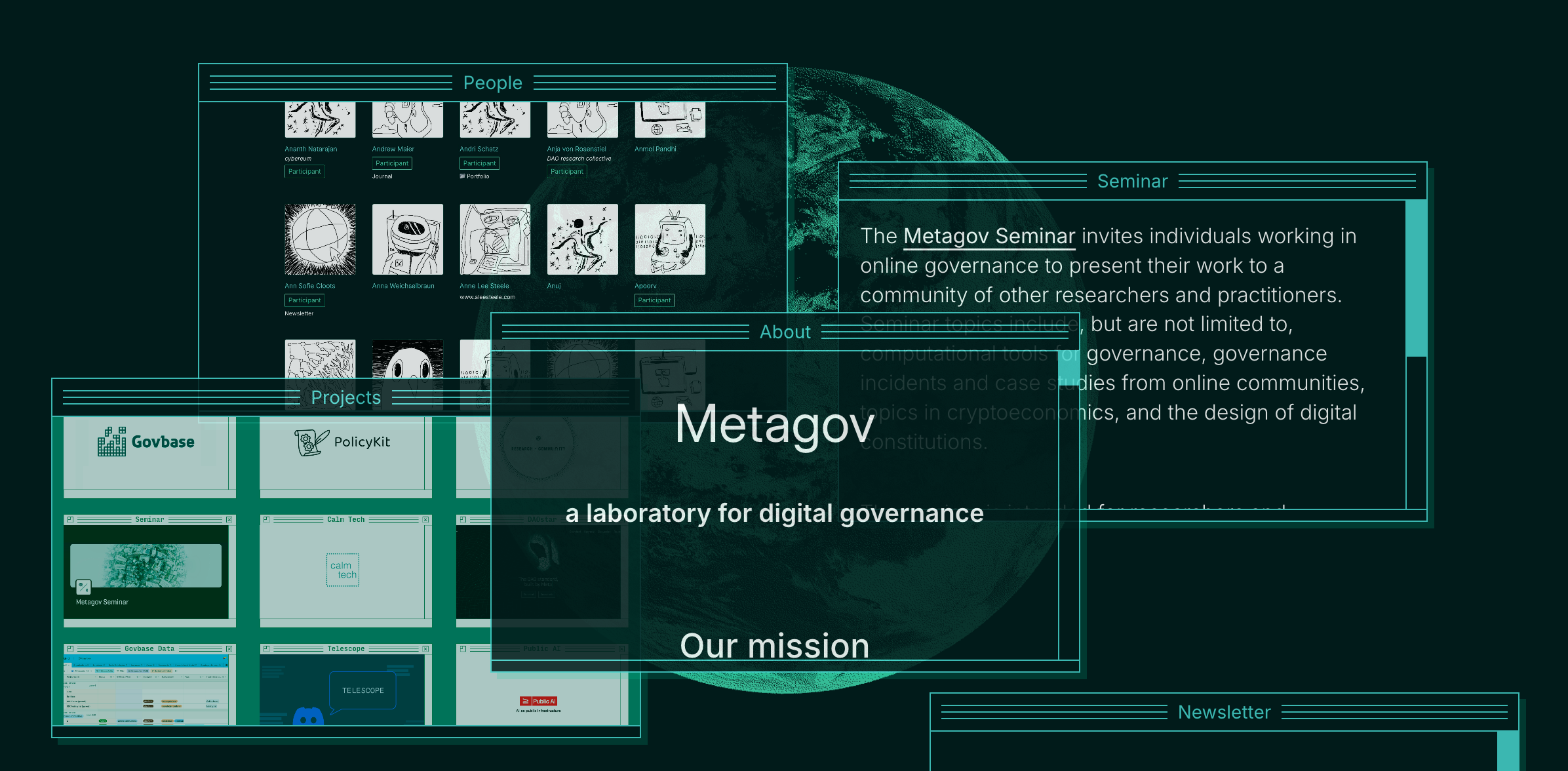 MetaGov working group illustration